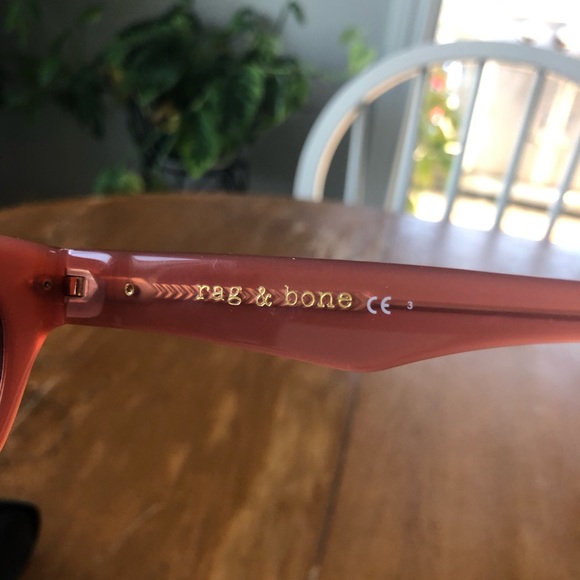 Rag & Bone Isa 50mm Round Sunglasses in Red Brown - Picture 9 of 12